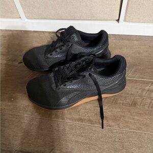 Reebok Black and Gray Men's Sneakers